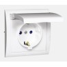 Gniazdko elektryczne z przesłoną XTIMMGSZ1B/11