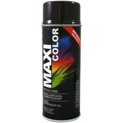 Farba w aerozolu MAXI COLOR 400ml RAL9005 mat MOTMX9005M