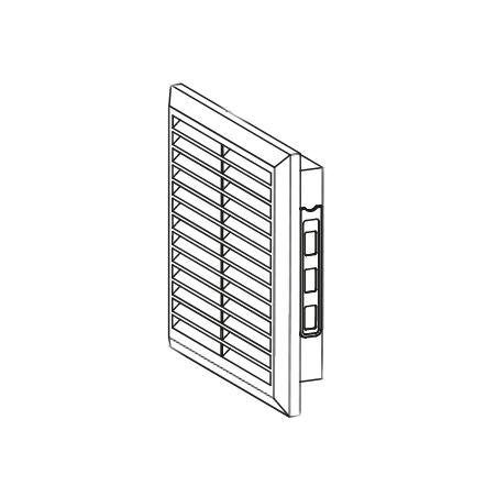 Kratka wentylacyjna 165x235mm srebrna AWT26SS