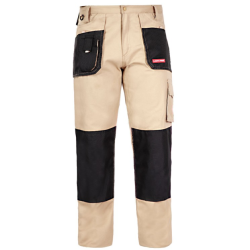 SPODNIE BEŻOWE 100% BAW. L52