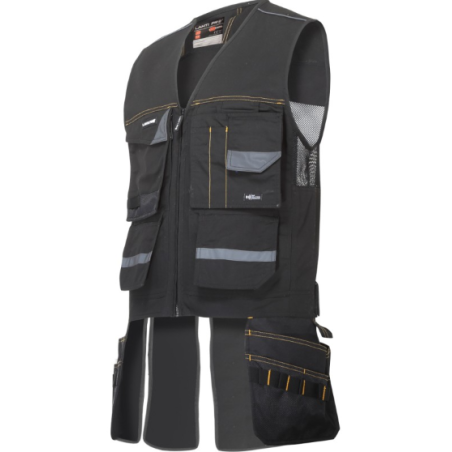 KAMIZELKA MONTERSKA CZARNA L