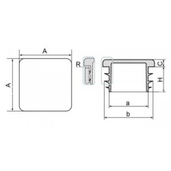 ZASLEPKA ZK 100X100/SZ
