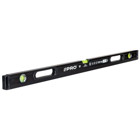 POZIOM.PRO800 CZARNA 1 FREZ   UCHWYT. 80 CM 3-01-01-BG-080