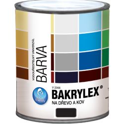 Emalia uniwersalna BAKRYLEX 0,7l czarny mat BAK01.02