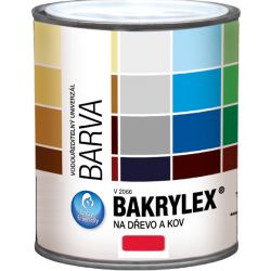 Emalia uniwersalna BAKRYLEX 0,7kg czerwony mat BAK01.05