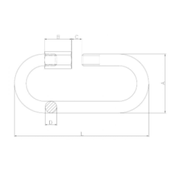 Ogniwo skręcane 14mm BASOGN74.14SKR