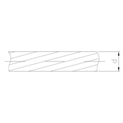 Lina stalowa 2,0mm splot 1x19 LINSTAL2 1x19