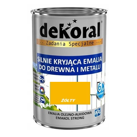 Farba olejna EMAKOL STRONG 0,9L żółta BAWEMA10.11