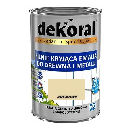 Farba olejna EMAKOL STRONG 0,9L kremowy BAWEMA10.35