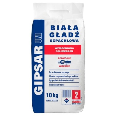 Gładź szpachlowa wzmocniona polimerami 10 kg BAWGIP10.4