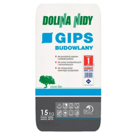 Gips budowlany DOLINA NIDY 15kg BAWGIP10.6