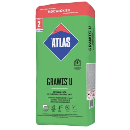 Zaprawa klejąca GRAWIS U 25 kg ATLAS  BAWGRA10.1