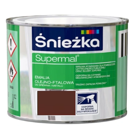 Emalia SUPREMAL brązowy połysk 0,2L BAWSUP10.14