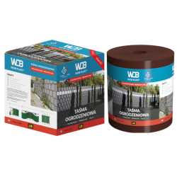 Taśma ogrodzeniowa poliprepylenowa 700g/m2 brązowa WDB620108011