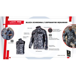 Bluza ochronna z odpinanymi rękawami „L” XL4042003