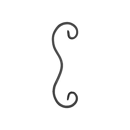 Element skrętny z płask. 12x6mm 67x220mm ART10081