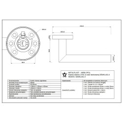Klamko-klamka LIVIA stal nierdzewna SEMKLA01.4