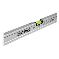 Poziomnica PRO600 anodowana srebrna z magnesami 120cm PROPOZ01.59