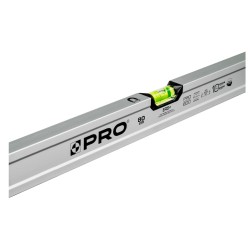 Poziomnica PRO600 anodowana srebrna z magnesami 80cm PROPOZ01.61