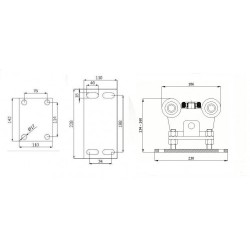 Wózek do bramy ZABWR-5T-70