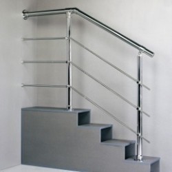 Uchwyt przelotowy - Ø 16/50 chrom SZAC980BCR