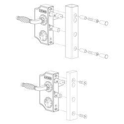 Zamek ozdobny mały LAKY 40F2 WADZAM01.16