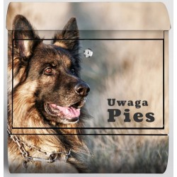 Skrzynka na listy 8RI Uwaga Pies SKR118.45