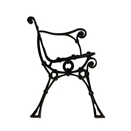 Noga aluminiowa  retro z podłokietnikiem FERNOG21.4