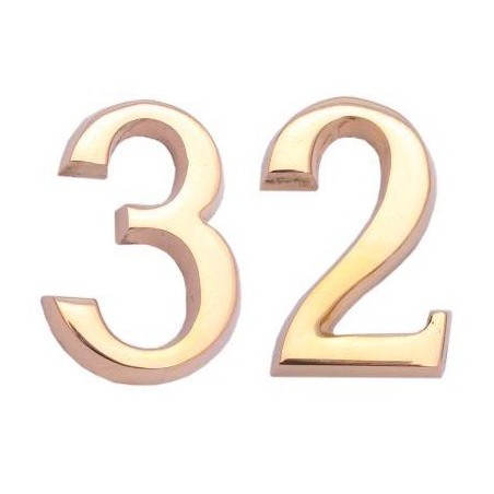 Cyfra mosiężna 20 cm IR-CYM20