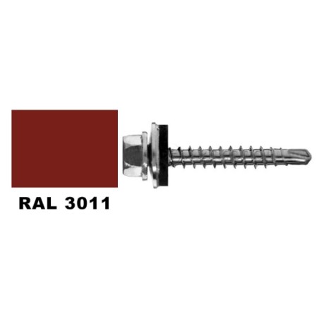 Wkręt farmer 4,8x25mm RAL3011 DACH79.9