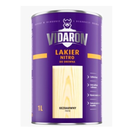 Lakier VIDARON nitro bezbarwny BAWLAK10.24