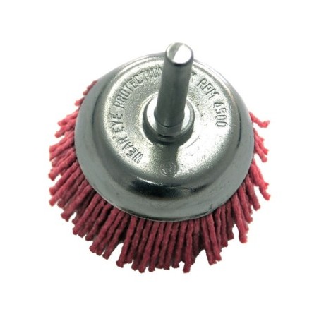 Szczotka doczołowa fi 75mm z trzpieniem nylonowa X32917