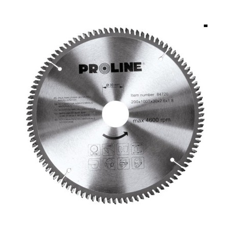 Piła tarczowa do metali nieżelaznych 250mm 100 zębów X84725