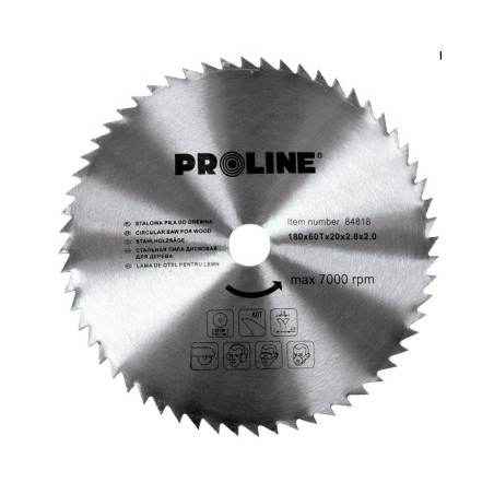 Piła tarczowa do cięcia drewna 250mm 60 zębów X84825