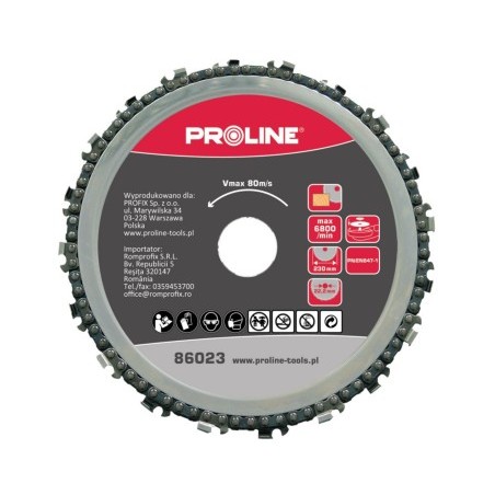 Tarcza łańcuchowa do szlifierek 125mm X86012