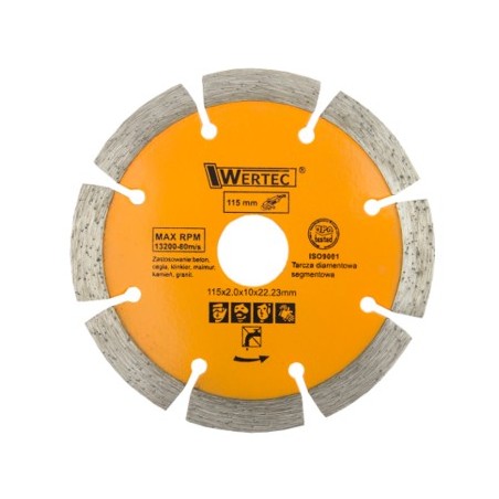 Tarcza diamentowa segmentowa 125mm WTDS125 EN-TARSEGM125