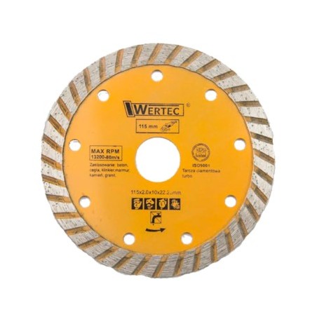 Tarcza diamentowa turbo 230mm WTDT230 EN-TARTUR230