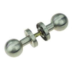 Gałko-gałka kula ruchoma ze stali nierdz.j  na rozecie okrągłej SEMGAL01.7 