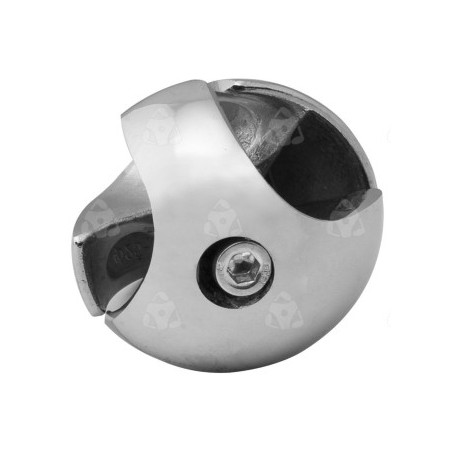 Złącze dwukierunkowe prawe  - Ø 25 chrom SZTR501PCHR