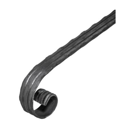 Zakończenie pochwytu "dwa rowki" 40x5 POS30.113.01