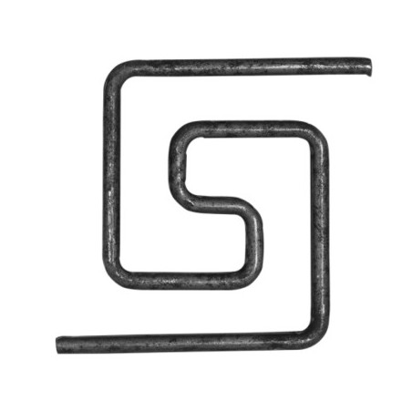 Element motyw grecki 11,5x5,5mm 100x115mm POS11.091